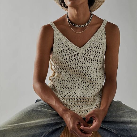 Free People Dune Fauxchet Sweater Tank,NWOT - Picture 3 of 8